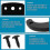 New 4Pcs Microphone Holders Microphone Clip Hook Wall Mount Type Clamp,Microphone Accessories 6