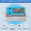 Sensor digital de flujo de agua para turbina con pantalla LCD digital 3