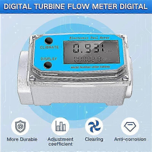 Digitaler Turbinen-Wasserdurchflusssensor mit LCD-Digitalanzeige 2