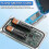 Sensor digital de flujo de agua para turbina con pantalla LCD digital 4