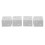 1 Inch Blind Brackets White Profile Box Mounting Bracket Window Blinds Headrail BracketNEW 2