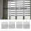 1 Inch Blind Brackets White Profile Box Mounting Bracket Window Blinds Headrail BracketNEW 3
