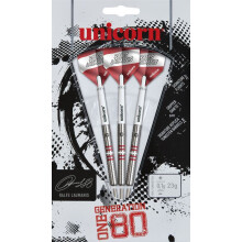 Unicorn Ralfs Laumanis Steel Tip Darts 90% Tungsten 23g Precision Barrels