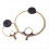 Donut Short and Medium Wave Antenna AM MW/SW Antenna Mini Loop Multi-Function Antenna 4-Piece Set fo 4