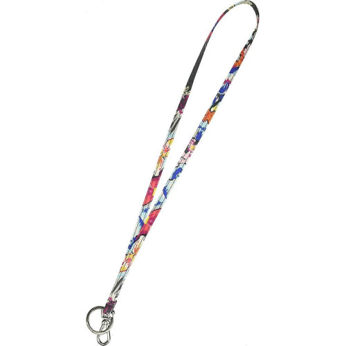 Women's Cotton Lanyard, Pretty Posies, One Size