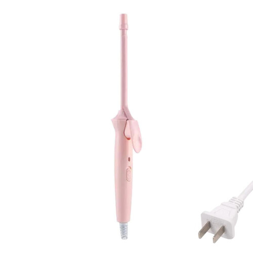 Elektrischer Lockenstab, 9 mm Durchmesser, rosa, ABS 2