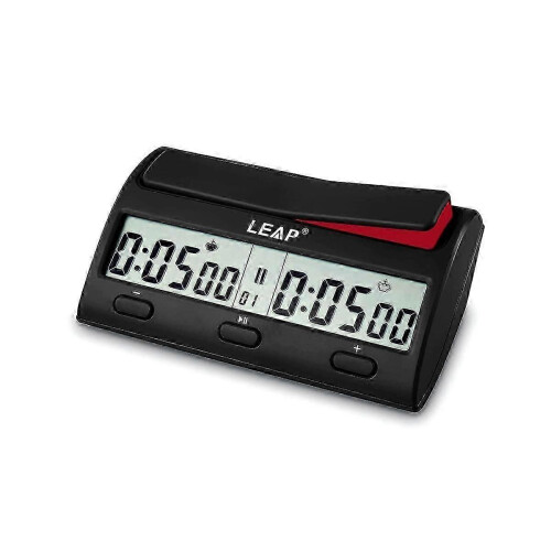 LEAP Chess Clock Advanced Digital Chess Timer with 7 Type 38 Timing Set Modes Professional Chess Clock Game TimerNEW 1