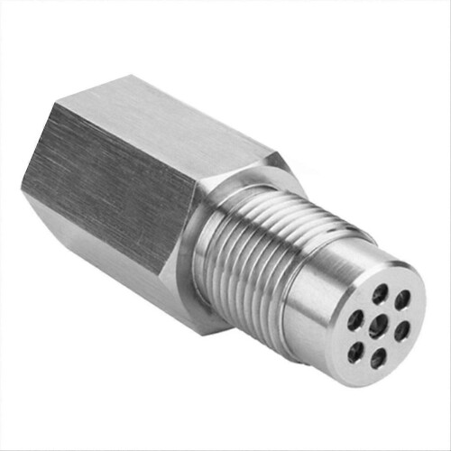 M18x1.5 Oxygen Sensor Adapter Stainless Steel O2 Sensor Expander O2 Sensor Extension Connector Car A 1