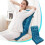 Tufted Seat Cushions Blue 17x39 Inch 3