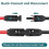 XT60 Solar Panel Connector with 10FT Extension Cable and 12AWG Charging Cable 4
