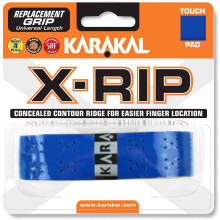 Karakal PU X-RIP Grip in Blue - Replacement - Cushioned - Self Adhesive