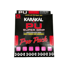 6x Karakal Racquet Grip Durable Tacky Universal Length Anti Slip Handle Tape