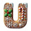 Wooden Initial Christmas Tree Ornament – 8cm Letter Decor 2