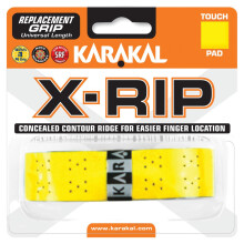 Karakal PU X-RIP Grip in Yellow - Replacement - Cushioned - Self Adhesive