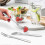 Set mit 5 Obstgabeln aus Edelstahl für Salsa oder Desserts 5