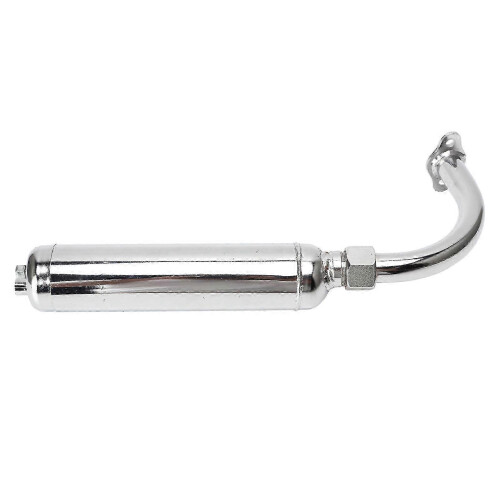 Motorized Bicycle Engine Exhaust Muffler for 49-80cc 2 Stroke Bikes with Silent Tailpipe 2
