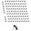 100Pcs 51418224768 Plastic Rivets Clip for- E46 E53 E90 E91 E70 Door Panel Auto Fasteners Trim Panel 3