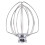 Stainless Steel Whisk 5K452WW for Kitchen Machine 3
