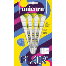 Unicorn Flair 4 Tungsten Darts set 80% Natural Barrel Ultrafly Flights with Steel Tip 23g