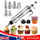 Dessert Cake Decorating Syringe Set 6 Icing Piping Kit Stainless Steels Tools 1