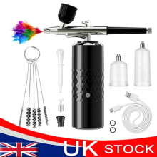 Cordless Airbrush Kit with Compressor Handheld Rechargeable Air Brush Gun Kit