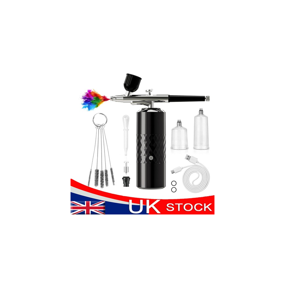 Cordless Airbrush Kit With Compressor Handheld Rechargeable Air Brush Gun Kit