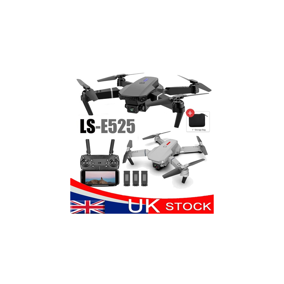 4K Drone Wifi Fpv Hd Dual Camera With 3 Batteries Foldable Selfie Rc Quadcopter 59027676