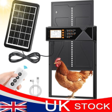 Automatic Chicken Coop Door,Light Sensor,with Timer&Remote,Obstacle Detection UK