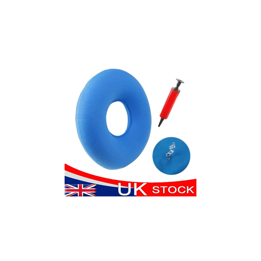 Inflatable Round Cushion Rubber Ring Donut Seat Medical Pressure Sores Relief Uk