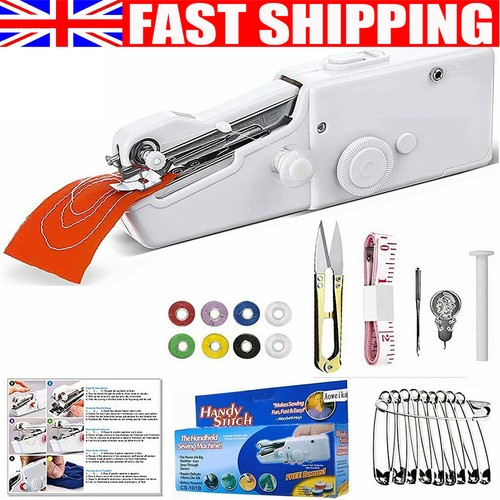 Handy Stitch Small Mini Portable Handheld Cordless Electric Sewing Machine