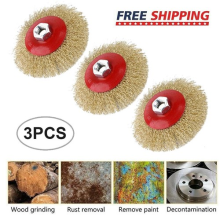 3PCS Stainless steel Wire Brush Wheel Metal Rust Removal Tool For Angle Grinder