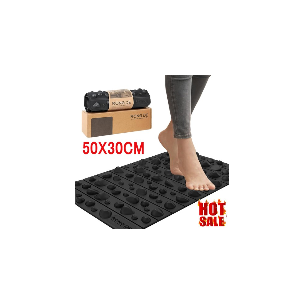 Portable Feet Acupressure Mat,Foldable Foot Massager,Pressure Point Massage Pad
