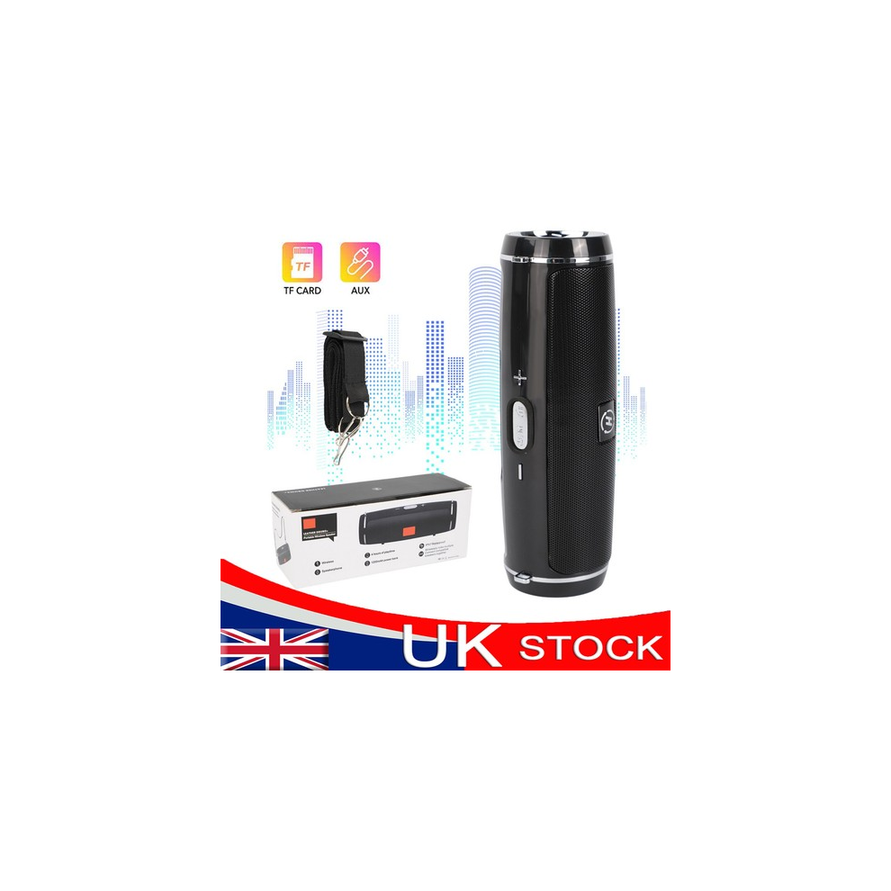 Bluetooth Speaker Hifi Sound W/ Tf Card Slot Aux Input Columnar Usb Rechargeable 74152254