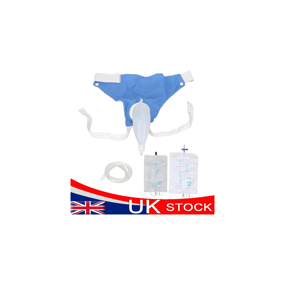 Male Urine Collection Bag Proof Urine Collector 1000Ml 2000Ml Silicone Reusable