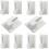 10 Pack Self Adhesive Hooks - Plastic Sticky Window Hooks for Net Curtain Rods & Blinds 2