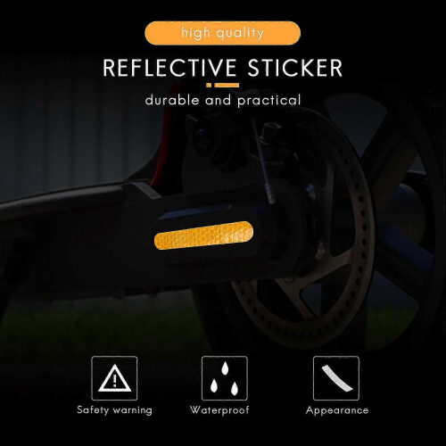 Yellow Reflective Protective Case Sticker for Max G30 2