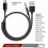 Audio USB Cable and Interface Adapter for iPod 6/7/8 Series with Aux In Support 3