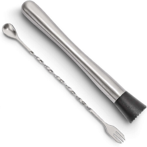 Professional Cocktail Muddler - Stainless Steel Bar Tool 1