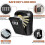 Key Box Wall Mounted Mini Key Safe Outdoor Key Box with Resettable 4-Digit Numeric Code Waterproof(Black) 4