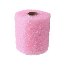 Flower Wrapping Mesh Paper Valentines Day Decor for Festivals Party Supplies Pink
