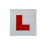 AA Magnetic L Plate White Pack of 2 1