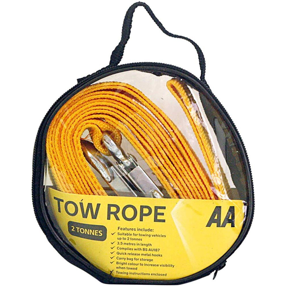 Aa Heavy-Duty 5060114616189 Strap-Style Tow Rope, 2 Tonnes 5007453817648
