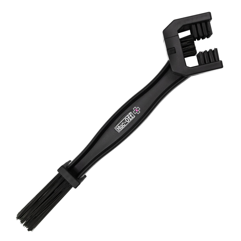 Muc-Off Motorcycle Chain Brush - Multi-Faceted Chain Cleaning Brush For Motorbikes - Ergonomically Shaped With Tough Nylon Bristles 5051226519147