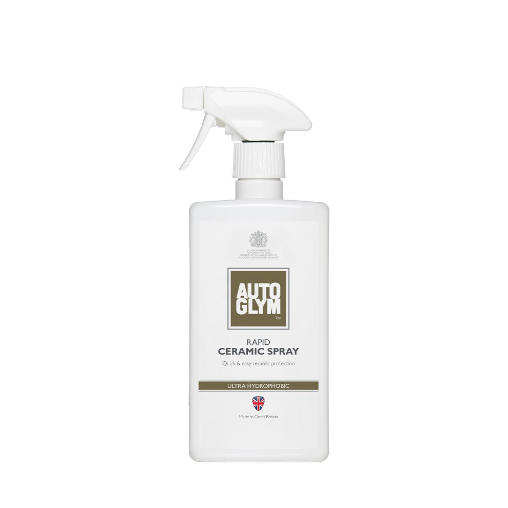 Autoglym Rapid Ceramic Spray Ultra Hydrophobic, 500Ml - Tropical Scented Ceramic Coating Car Spray Wax For Superior Paintwork Protection