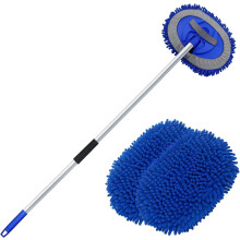 Car Wash Brush 160cm 63 Car Cleaning Brush Long Handle Microfibre Extendabl