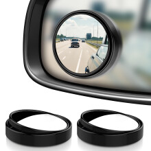 2Pcs Blind Spot Mirrors for Cars Round 360 Rotate Convex Blindspot Mirrors