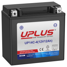 UPLUS ATV Battery UP14C-4 12V 12Ah 200A(EN), replace for-TX14 Scooter Snowmobile UTV Motorcycle Battery Maintenance Free Sealed Agm Powersports | Con