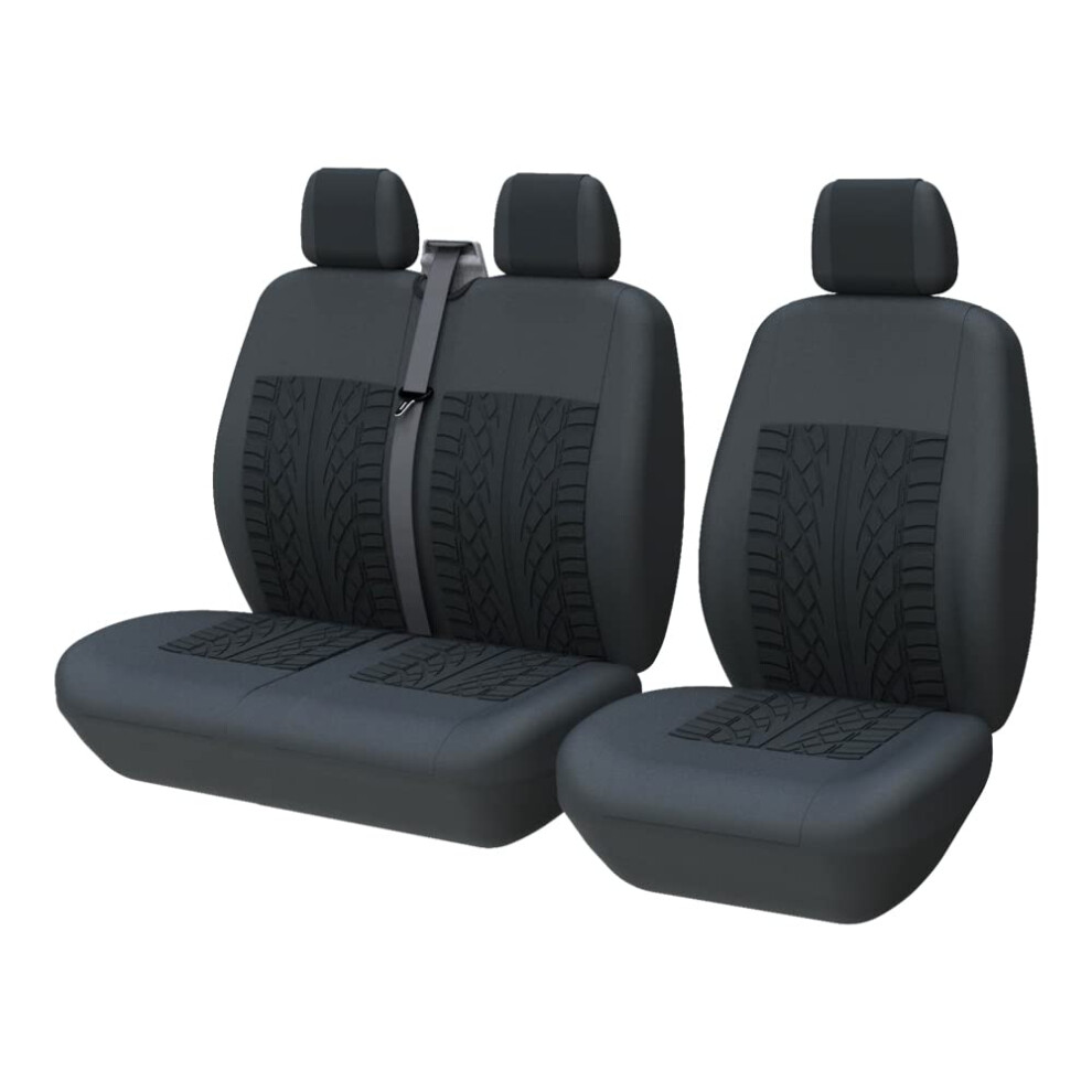 Toyoun Van Seat Covers Universal Fit Most Vans Trucks Lorry Front Seat Cover Single & Double Car Seat Covers For Single Driver And Double Passenger S 49636321