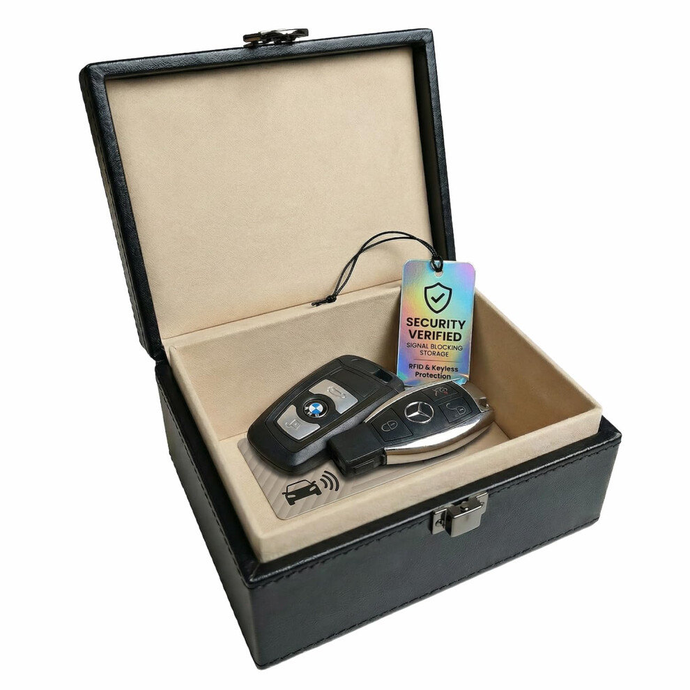 Faraday Box For Car Keys Key Fob Cloning Prevention Rfid Signal Blocker B 7058679871172