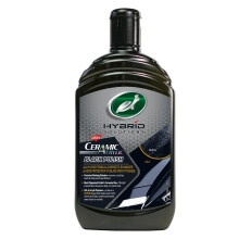 Turtle Wax Hybrid Solutions Ceramic Acrylic Black Car Polish and Wax, Car Scratch Remover & Car Paint Restorer for Black Cars, Deep Shine